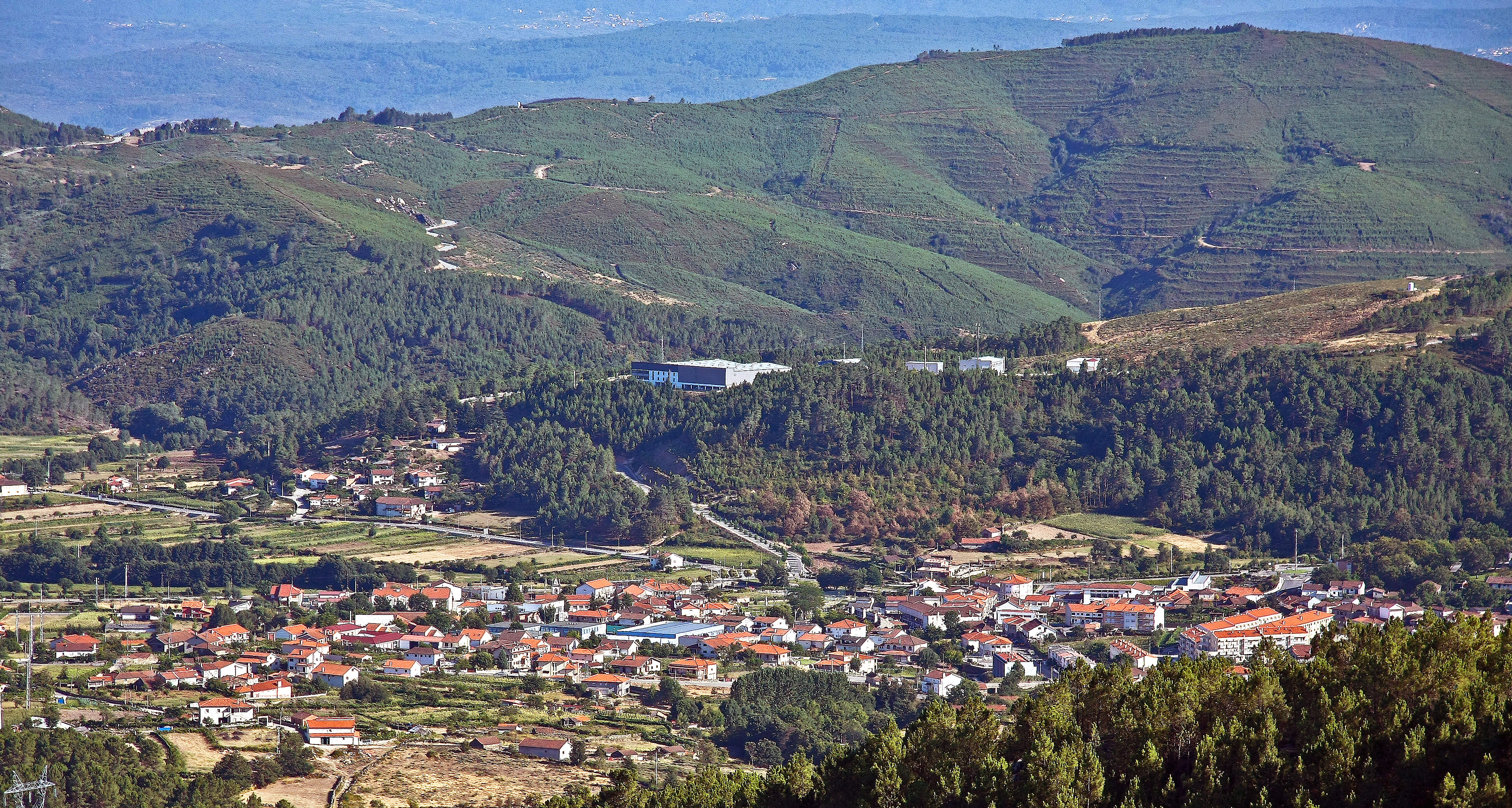 Landscape view of Boticas, Portugal, in the Trás-os-Montes region