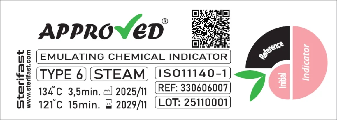 Sterifast Approved Chemical Indicator Type 6 (I6)
