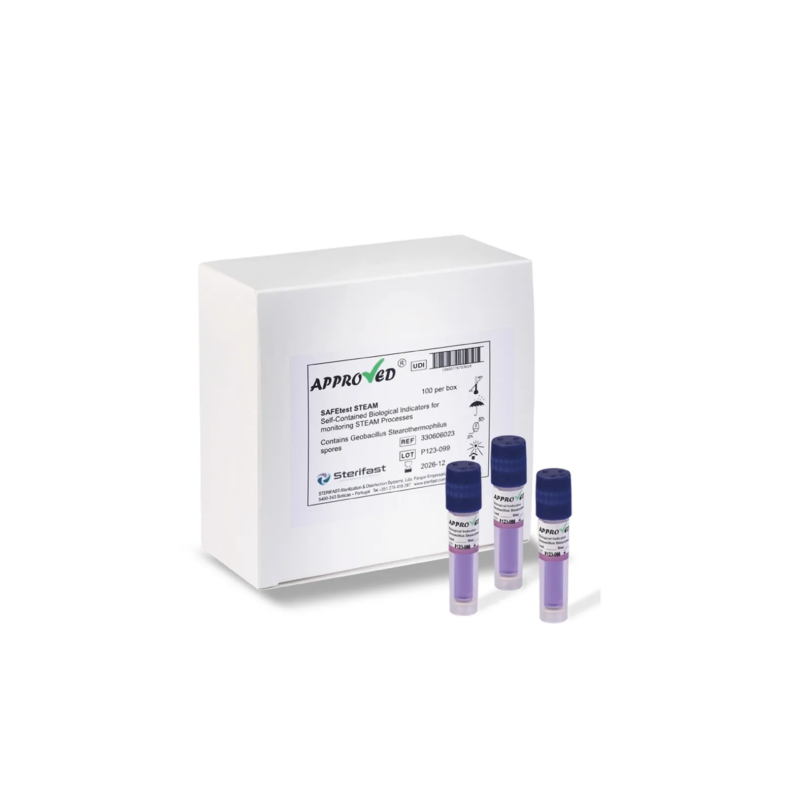 Sterifast Self-Contained Biological Indicator Steam