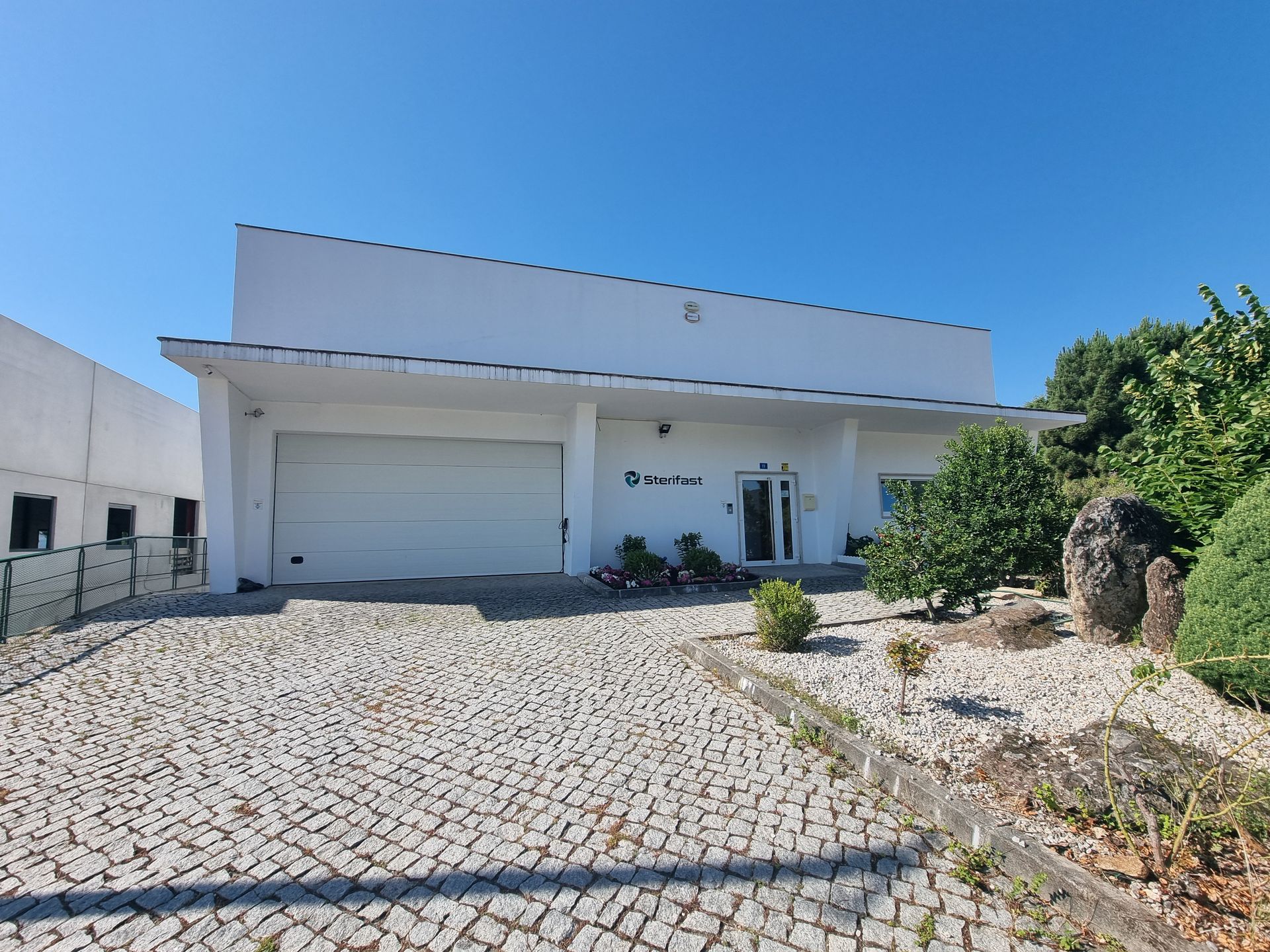 Sterifast facility entrance in Boticas, Portugal.